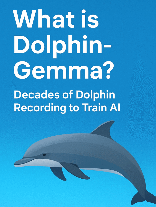What is Dolphin Gemma? Decades of dolphin recording to train AI.