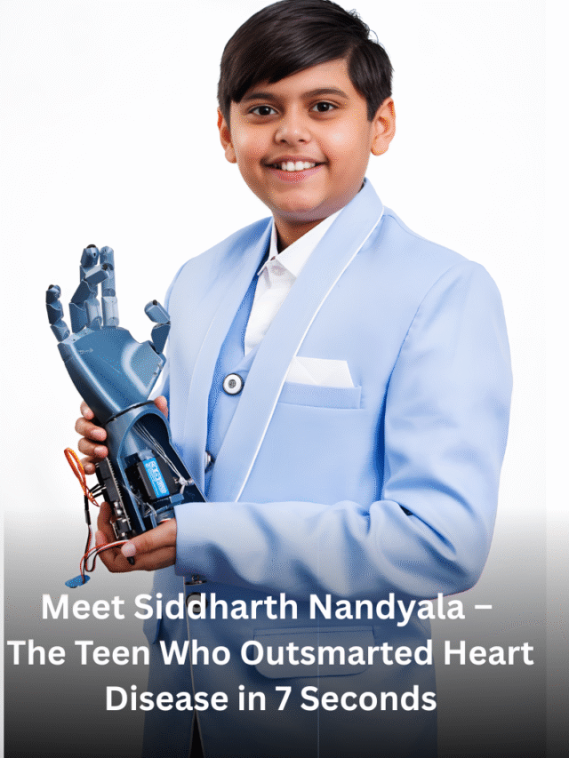Meet Siddharth Nandyala – The Teen Who Outsmarted Heart Disease in 7 Seconds